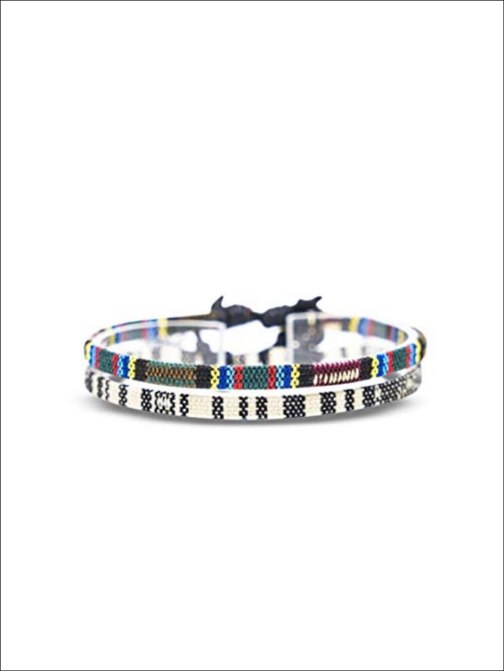 Handmade Boho Surfer Bracelets Set of 2 Adjustable Waterproof